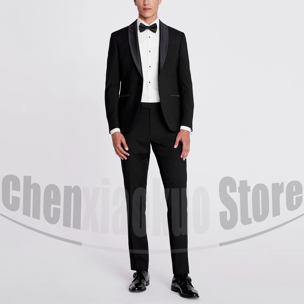 Formal Wear For Men Black Suit - Black Men Suits 2 Piece Fashion