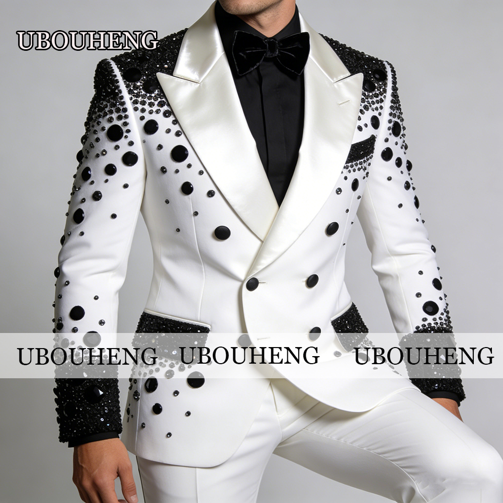 Formal Wear For Men Black Suit - Exquisite Groom Wedding Suits Black Peaked