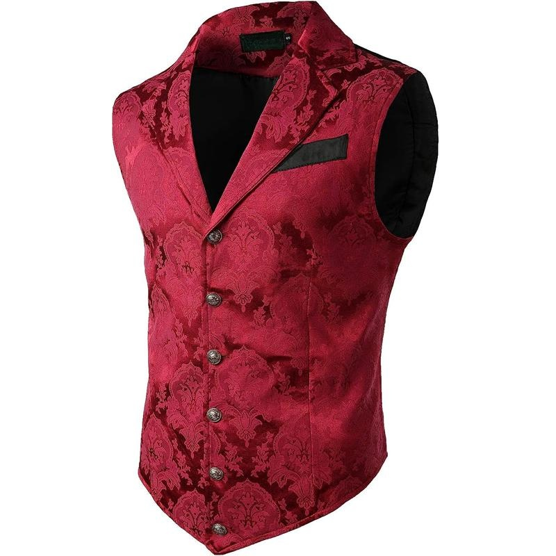 Men Formal Wear Vest - Jacket Gotinc Mens Victorian Suit Vest