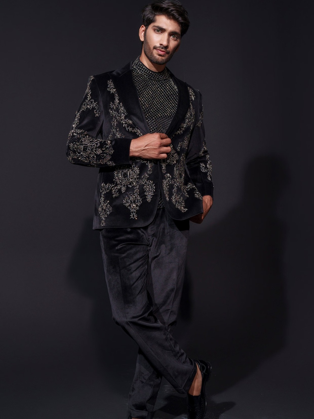 Men Formal Wear Modern - Bespoke Men Wedding Suits Peak Lapel