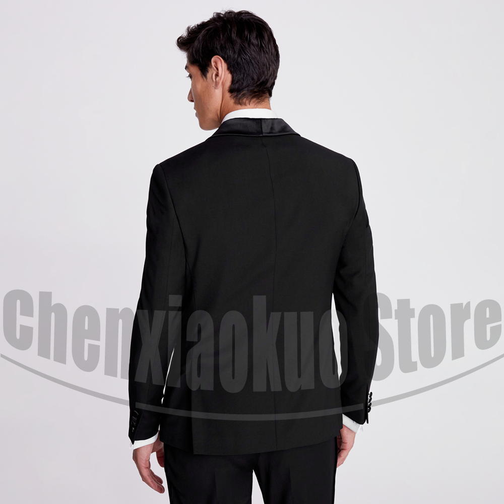 Black Men Suits 2 Piece Fashio - Formal Wear For Men Black Suit review and price