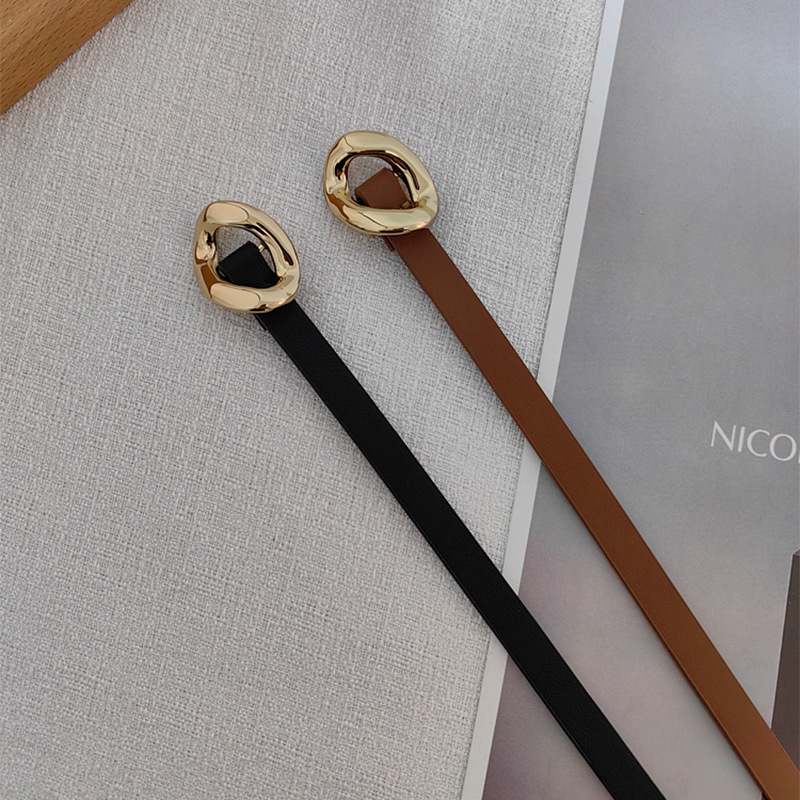 Thin Knotted Waist Chain Belt  - Formal Belt Leather Thin review and price