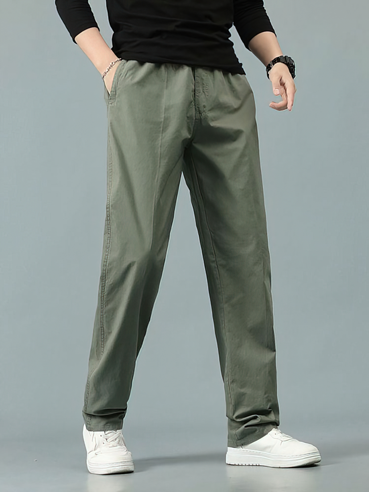 100% Cotton Straight Casual Pa - Men Formal Wear Summer review and price