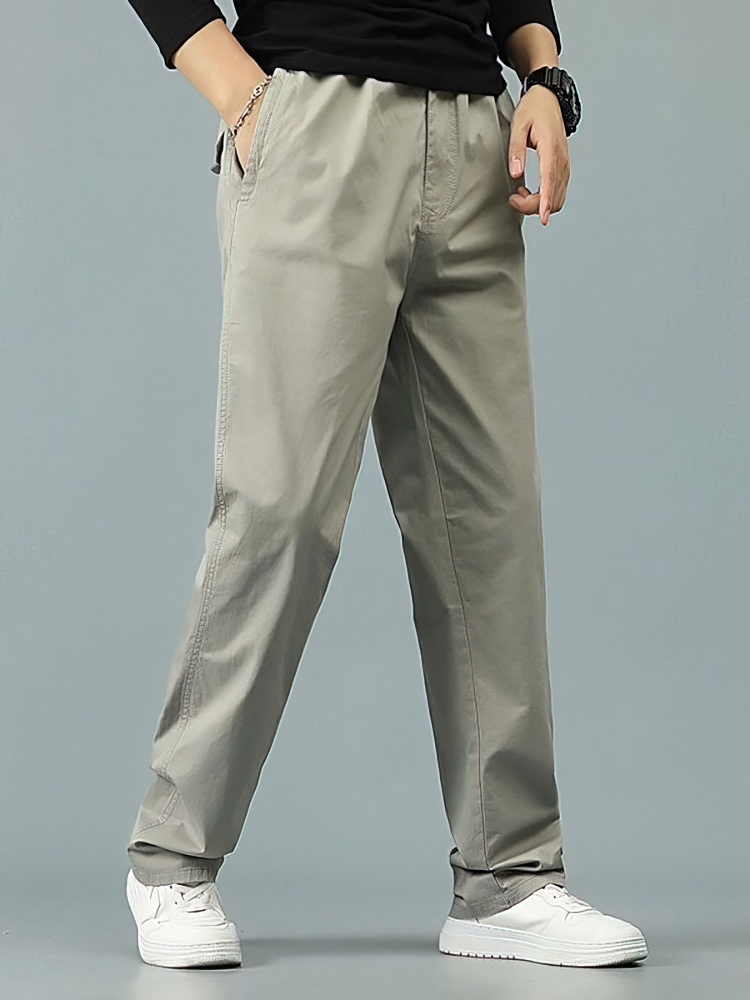 100% Cotton Straight Casual Pa - Men Formal Wear Summer review and price