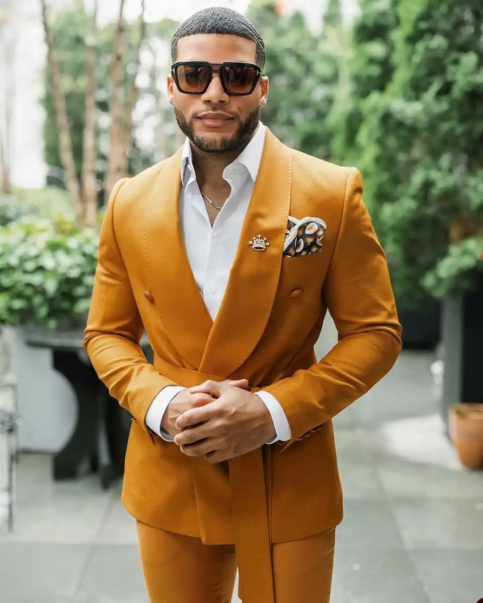 Modern Men Suits With Belt Sha - Men Formal Wear Modern review and price