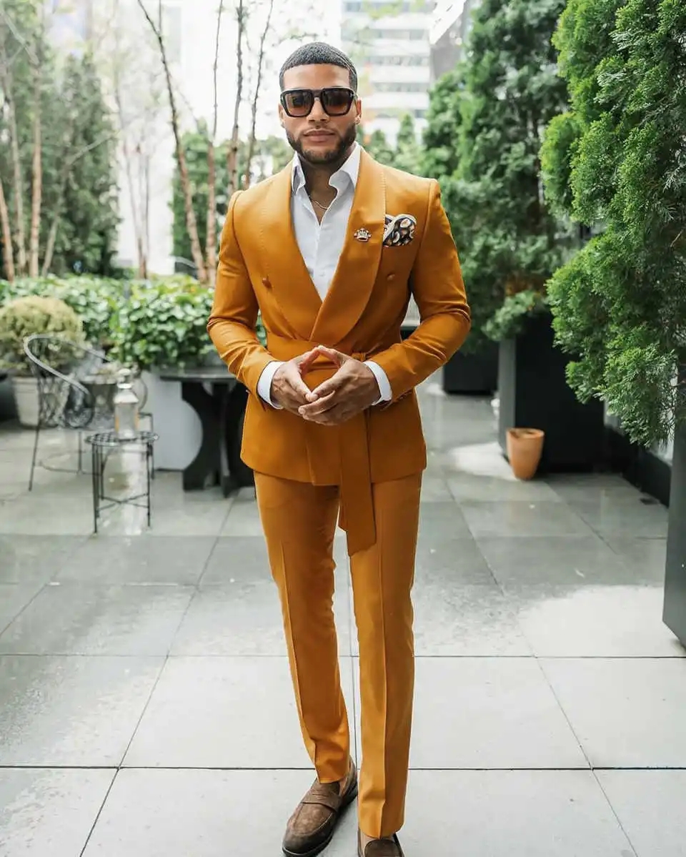 Modern Men Suits With Belt Sha - Men Formal Wear Modern review and price