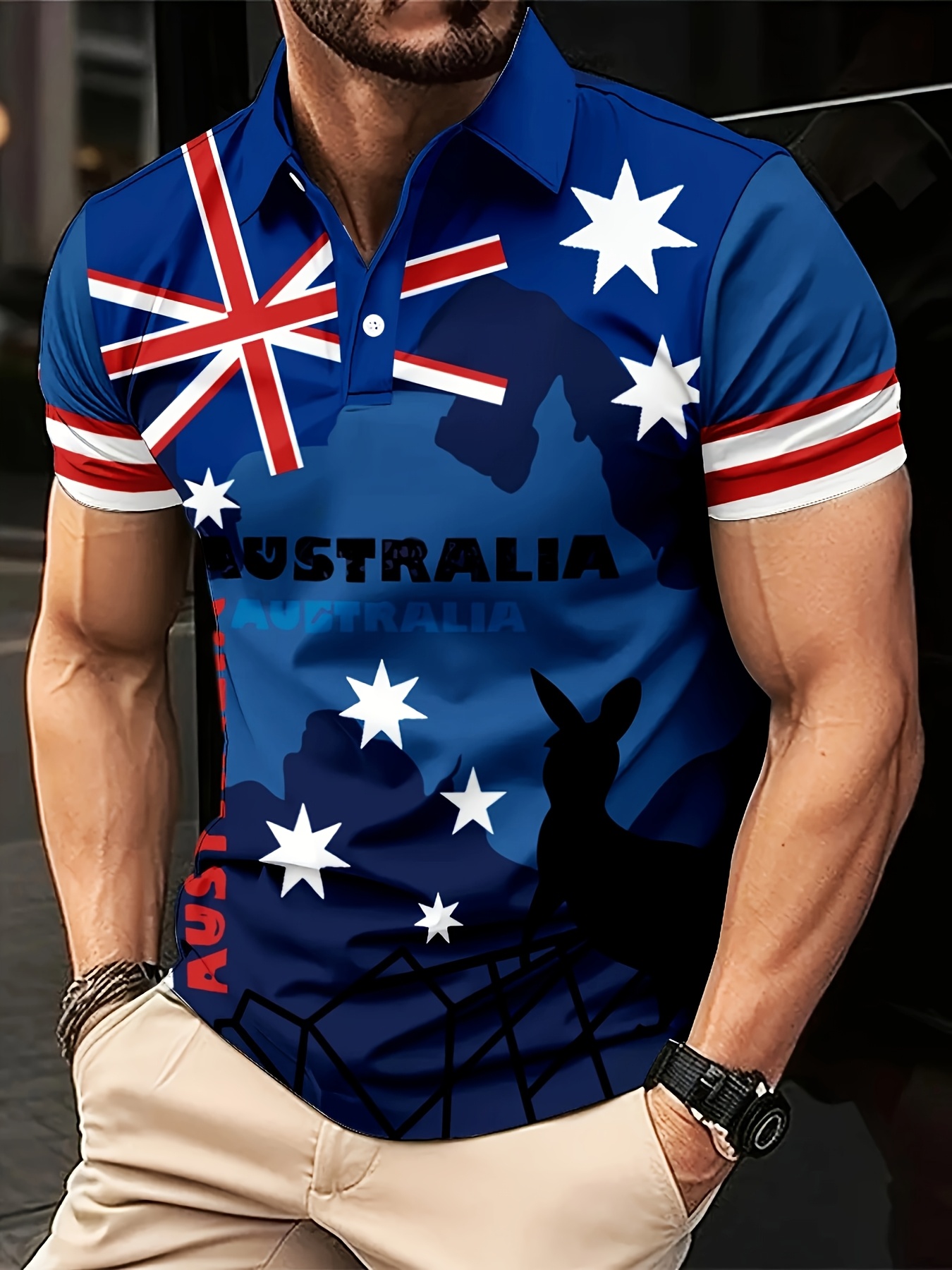 Summer Australian Flag Kangaro - Men Formal Wear Summer review and price