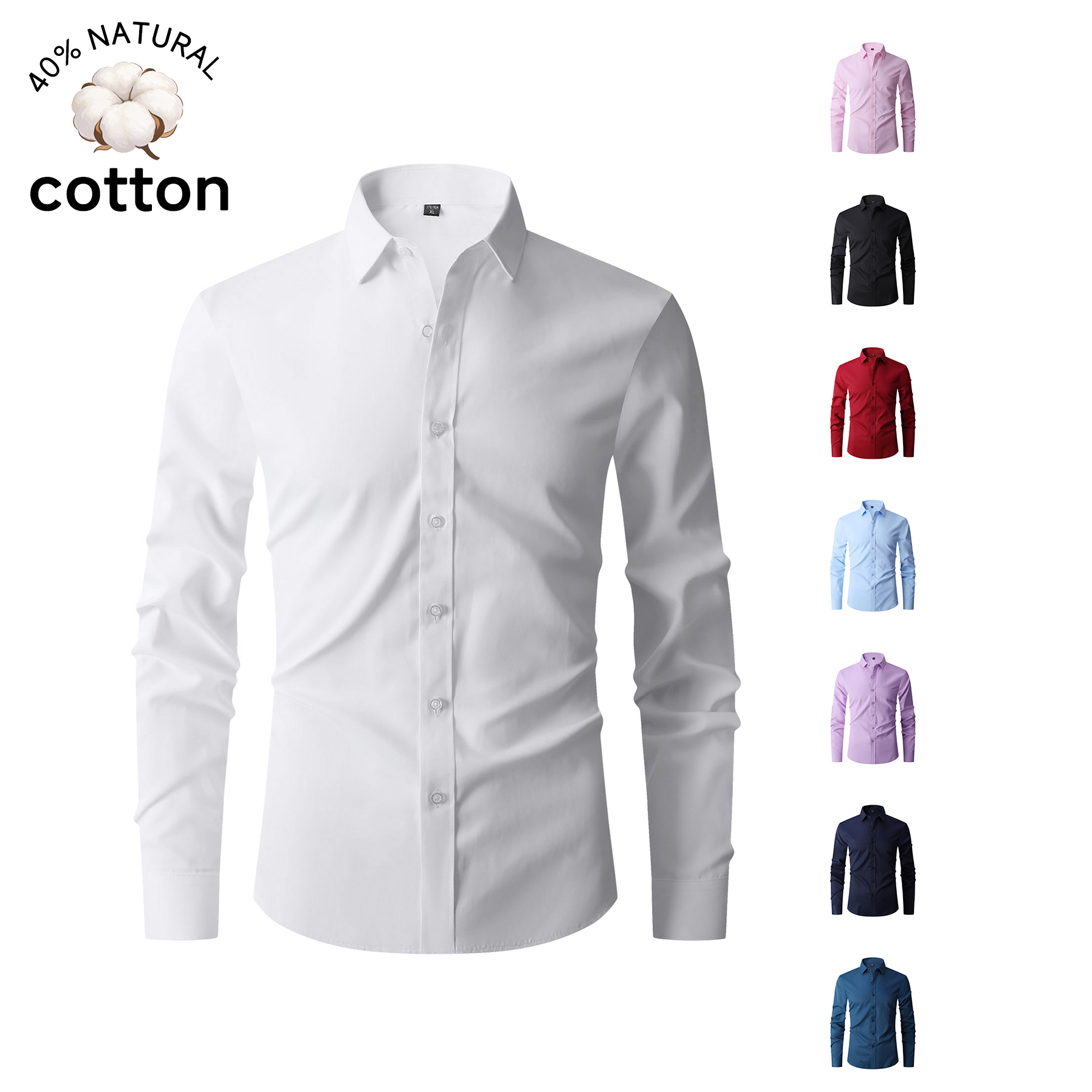 Good Quality Summer Cotton Men - Men Formal Party Wear Dress review and price