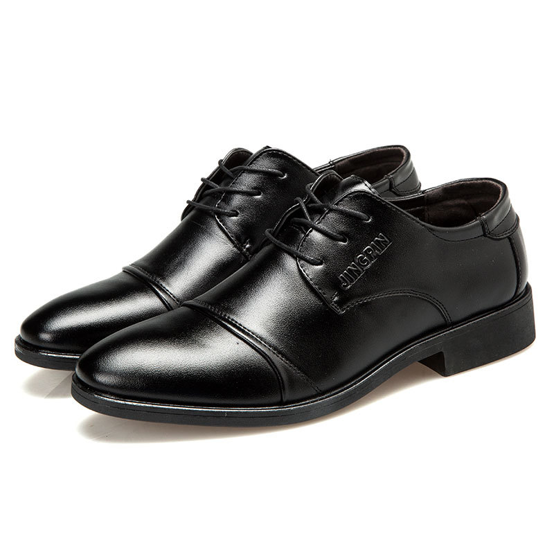 Large-sized men's leather shoe - Men Formal Party Wear Dress review and price