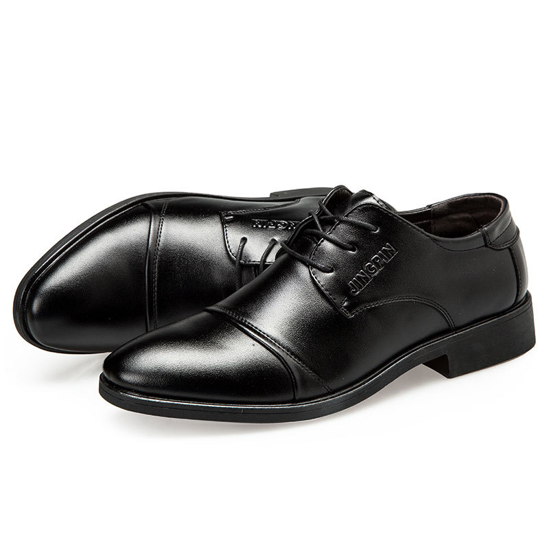 Large-sized men's leather shoe - Men Formal Party Wear Dress review and price