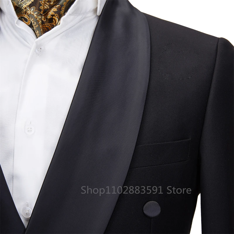 2 Pieces New Men Suit Black Sa - Formal Wear For Men Black Suit review and price