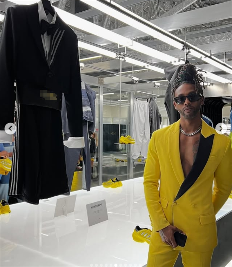 Fashion Yellow Men Suit Set 2  - Formal Wear For Men Black Suit review and price
