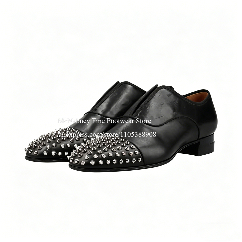 Spike Studs Leather Dress Shoe - Men Formal Party Wear Dress review and price