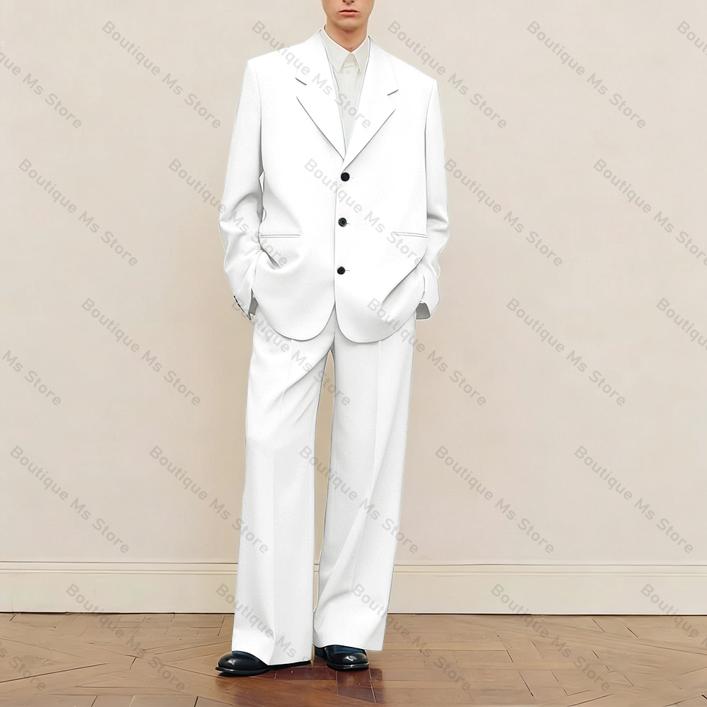 Men's Black Oversized Suit Set - Formal Wear For Men Black Suit review and price