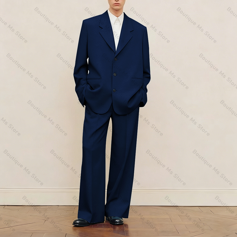 Men's Black Oversized Suit Set - Formal Wear For Men Black Suit review and price